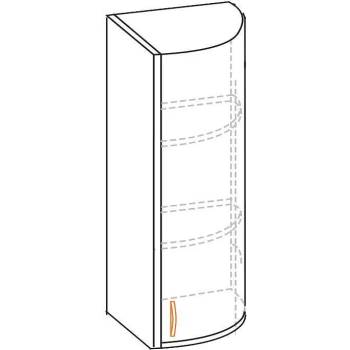 Image 1 of Горен шкаф заоблен Paula ЗАК ВДВ