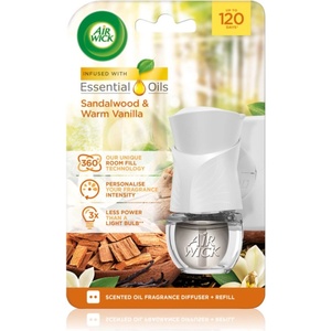 Air Wick Blue Eucalyptus & Cedarwood електрически уред за освежаване на въздуха с пълнител 19ml