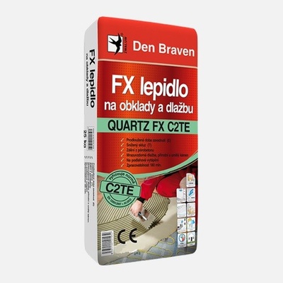 Den Braven Fx Quartz FX C2TE lepidlo na obklady a dlažby 7kg sivé