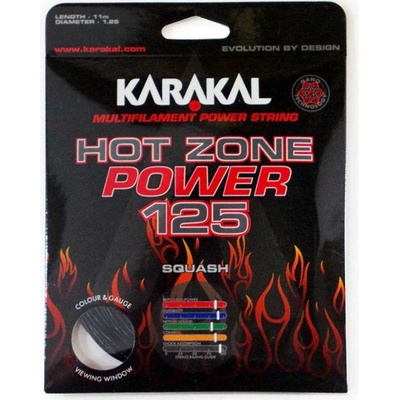 Karakal Скуош кордаж Karakal Hot Zone Power 125 (11 m) - black