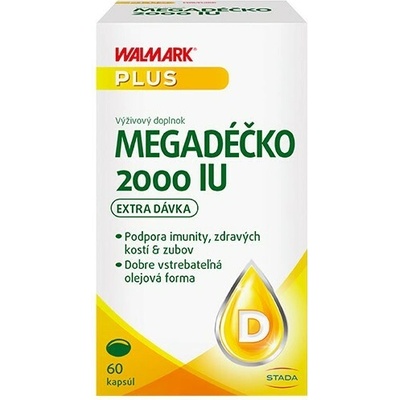 Walmark Megadéčko 2000 IU 2024 60 kapsúl