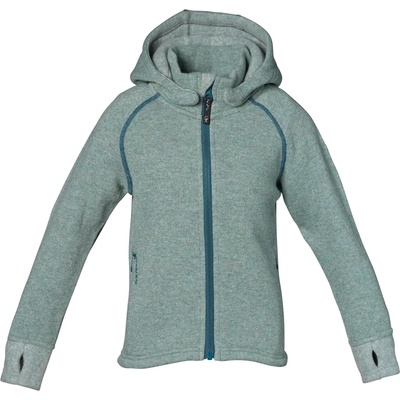 Isbjörn Детско вълнено яке Isbjörn Kid's Shaun Hoodie Wool jacket - Pine Silver - размер 86/92 (EU) (703-3094-0311)