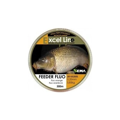 Sema Feeder Fluo Oranžová 300m 0,20mm 5,85kg