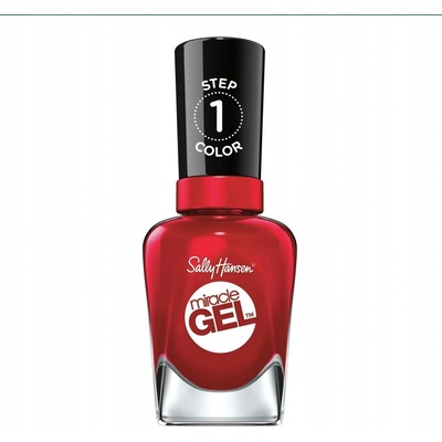 Sally Hansen Miracle Gel gélový lak na nechty 680 Rhapsody Red 14,7 ml