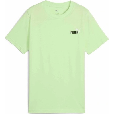 Puma ESSENTIALS 2 COLOR SMALL NO.1 LOGO TEE B Chlapecké triko světle zelená