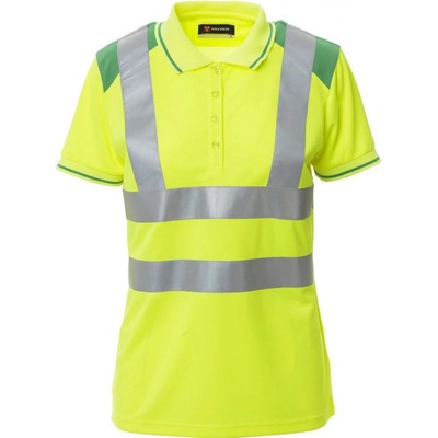 Payper GUARD+ LADY FLUO 001484-0028 reflexná dámska polokošeľa žltá/jelly green S