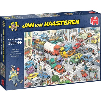Jumbo - Puzzle Jan van Haasteren - Traffic Chaos - 3 000 piese