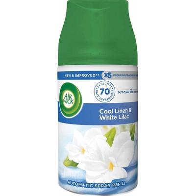 Air Wick Freshmatic Essential Oils náplň do osviežovača vzduchu Cool Linen And White Lillac 250 ml