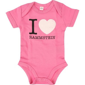 RAMMSTEIN детско боди RAMMSTEIN - I Love Rammstein - Pink - ST10666-102-BBLp
