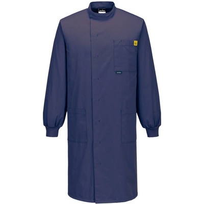 Portwest Plášť AS15 Anti-Static ESD Howie Coat POR-AS15NVRL Modrá tmavá