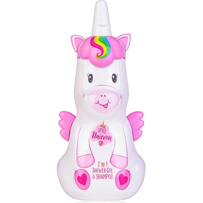 ACCENTRA Little unicorn 2v1 šampón a sprchový gél vanilka 400 ml