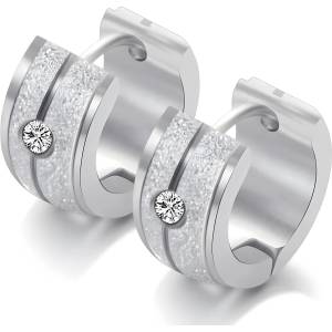 HARAHU Обеци fi-28329 - Сребърен kp28329