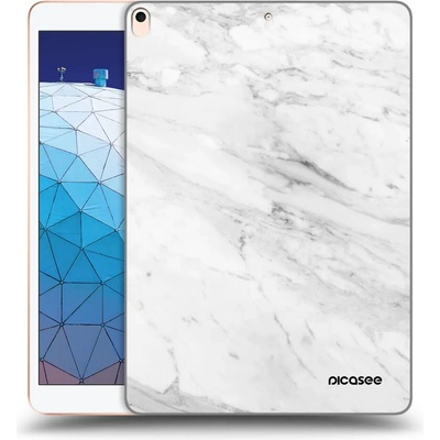 Picasee silikónový čierny obal Apple iPad Air 10.5 2019 3.generace White marble