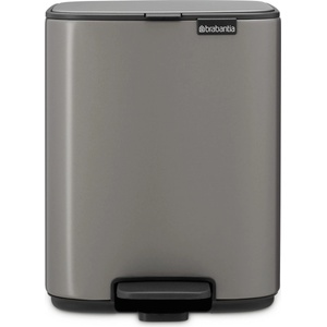 Brabantia Кошче за отпадъци с педал BO 7 л, платина, стомана, Brabantia (BRAB237966)