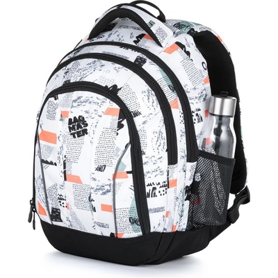 Bagmaster dívčí Supernova 21 A White/Black/Orange/Green 307874