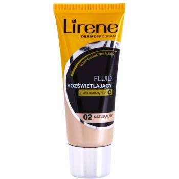 Lirene Vitamin C озаряващ флуиден фон дьо тен за дълготраен ефект цвят 02 Natural 30ml