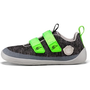 Affenzahn Детски обувки barefoot Affenzahn Kid's Barefoot Shoes Knit Happy Barefoot shoes - Panther / Grey - размер 25 (EU) (702-2636-1215)