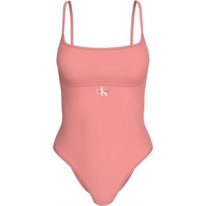 Calvin Klein Бански костюм Calvin Klein Women's One Piece Swimsuit - Washed Scarlet