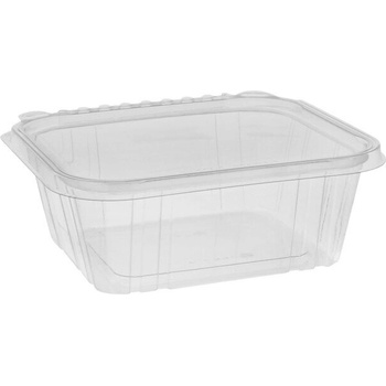 Image 1 of Пластмасова кутия с прикачен капак 1000мл топли храни (ТО-6474К)