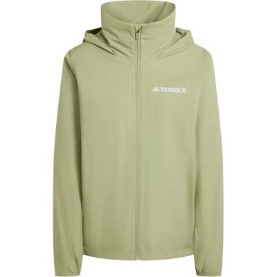 adidas Terrex Дамско водоустойчиво яке adidas Terrex Women's Multi Essentials 2 Layer Rain Jacket Waterproof jacket - Tent Green (102-4476-0513)