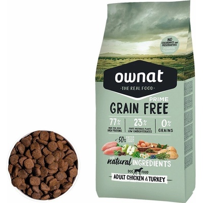 Ownat GF Prime Adult Chicken & Turkey 3 kg
