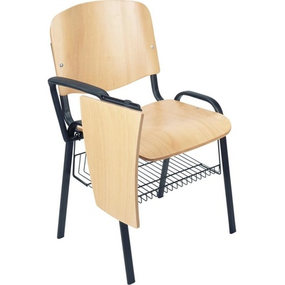 NOWY STYL Konferenčná rokovacia stolička ISO WOOD TR BL