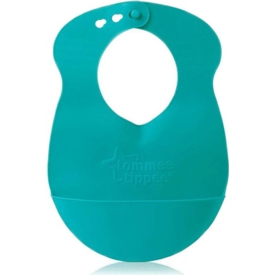 Tommee Tippee plastový podbradník rolovací aqua