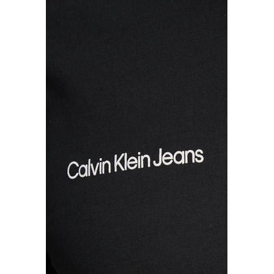 Calvin Klein Jeans Памучна тениска Calvin Klein Jeans в черно с принт J30J326867 (J30J326867)