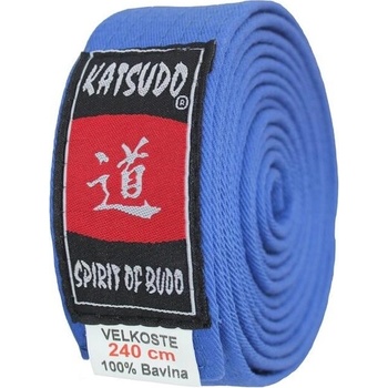 Katsudo Колан Katsudo Obi, син (4676.KAT.JUDO.KARATE.BLUE)