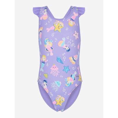 JOSS Цял бански Little Girls All-Over Printed