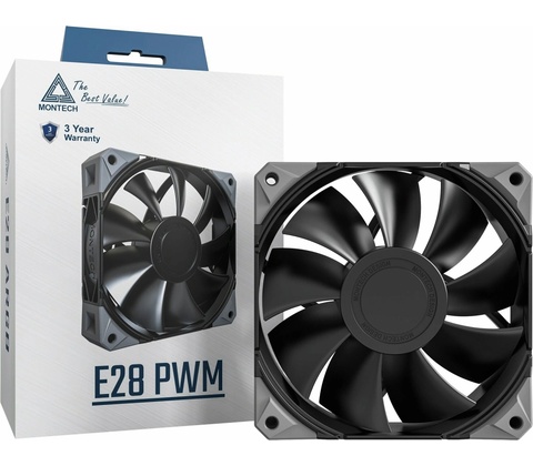 Montech E28 PWM Black E28 PWM (B)