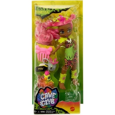 MATTEL CAVE CLUB Fernessa s dino zvieratkom Ptilly