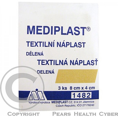 Mediplast rychloobvaz 8 x 4 cm 3 ks 1482