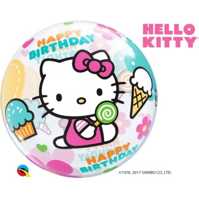Balónik bublina Hello Kitty 56cm