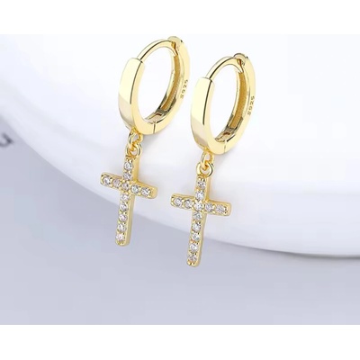 Olivie krúžkové náušnice KRÍŽOK GOLD 8737