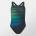 Speedo Бански костюм Speedo Women's Digital Printed Medalist One Piece Swimsuit - Black/Green