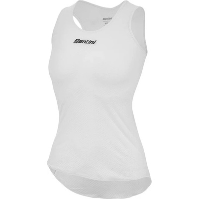 Santini Дамско горнище Santini Women's Lieve Top Baselayer Synthetic base layer - Bianco - размер XL/XXL (114-2182-0113)