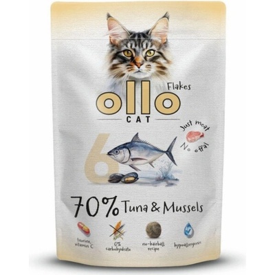 OLLO Cat No. 6 Tuna and mussels 85 g