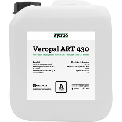 Synpo Veropal 430 epoxidová pryskyřice umělecká čirá 1,3 kg – Zboží Mobilmania