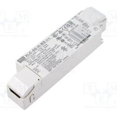 MEAN WELL XLC-60-H-BS Napájecí zdroj: spínaný; LED; 60W; 9÷54VDC; 900mA÷1,7A; 155÷400VDC