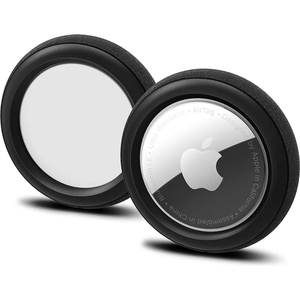 Spigen Silicone Fit case Apple AirTag - 2 pack black AHP03070