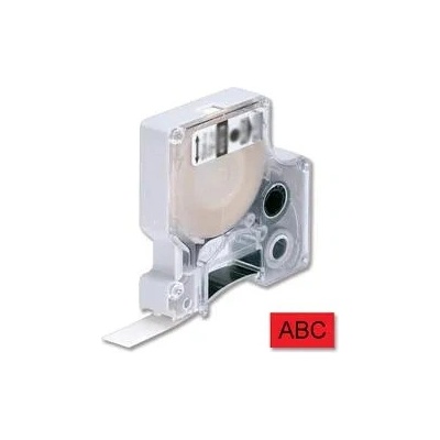 DYMO páska D1 12 mm x 7 m červeno čierna