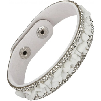 HARAHU Гривна Retro Stone - Бяла KP29621 (29621)