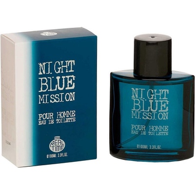 Real Time Night Blue Mission toaletní voda pánská 100 ml