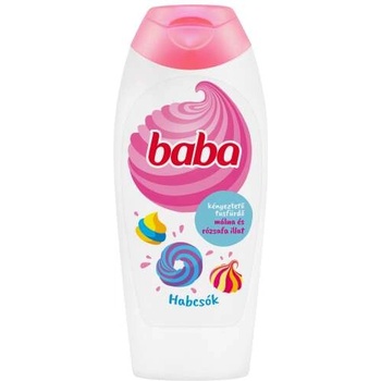 Image 1 of Baba Душ гел Baba Меренг Малина и Палисандрово дърво 400мл + Подарък Книжка за занимания Baba Приказки за Плескане - на унгарски език (Baba Pancsimesék Foglalkozató füzet) (8720181209550)