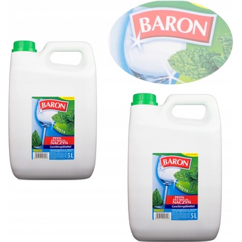 Baron Tekutý prostriedok na umývanie riadu Mätový 5 l