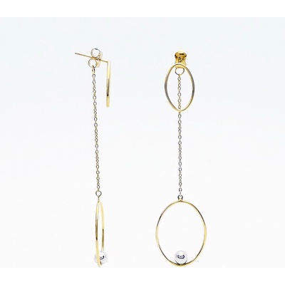 Šperk Holíč zlaté visacie náušnice ZN372