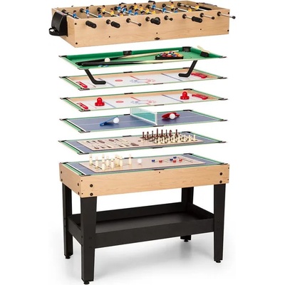 OneConcept Game-Star, 37-столна игрална маса, мултиплейър, отделение за съхранение, MDF (FIT4-Game-Star-Maxi) (FIT4-Game-Star-Maxi)