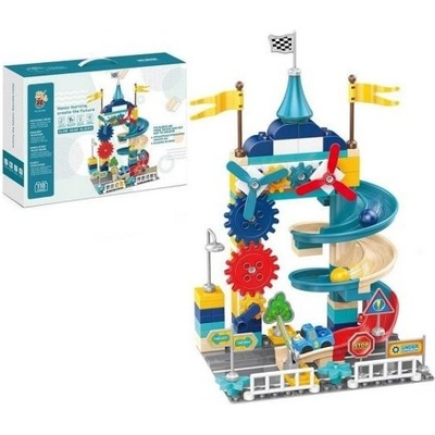 MaDe Kostky s kuličkodráhou 110 ks