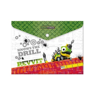Obálka plastová s drukem A5 Dinotrux 305945
